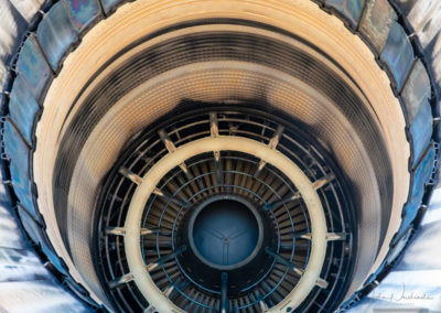 Color Photo of Close up of F-15 Eagle Pratt & Whitney F100 engines