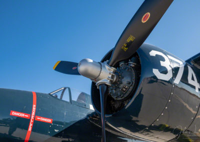 Static Display Photo of 1945 Grumman F7F Tigercat Engine at Colorado Springs Airshow