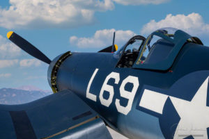 Photo of Brewster F3A Corsair and Pikes Peak in Background