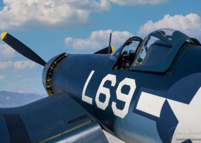 Photo of Brewster F3A Corsair and Pikes Peak
