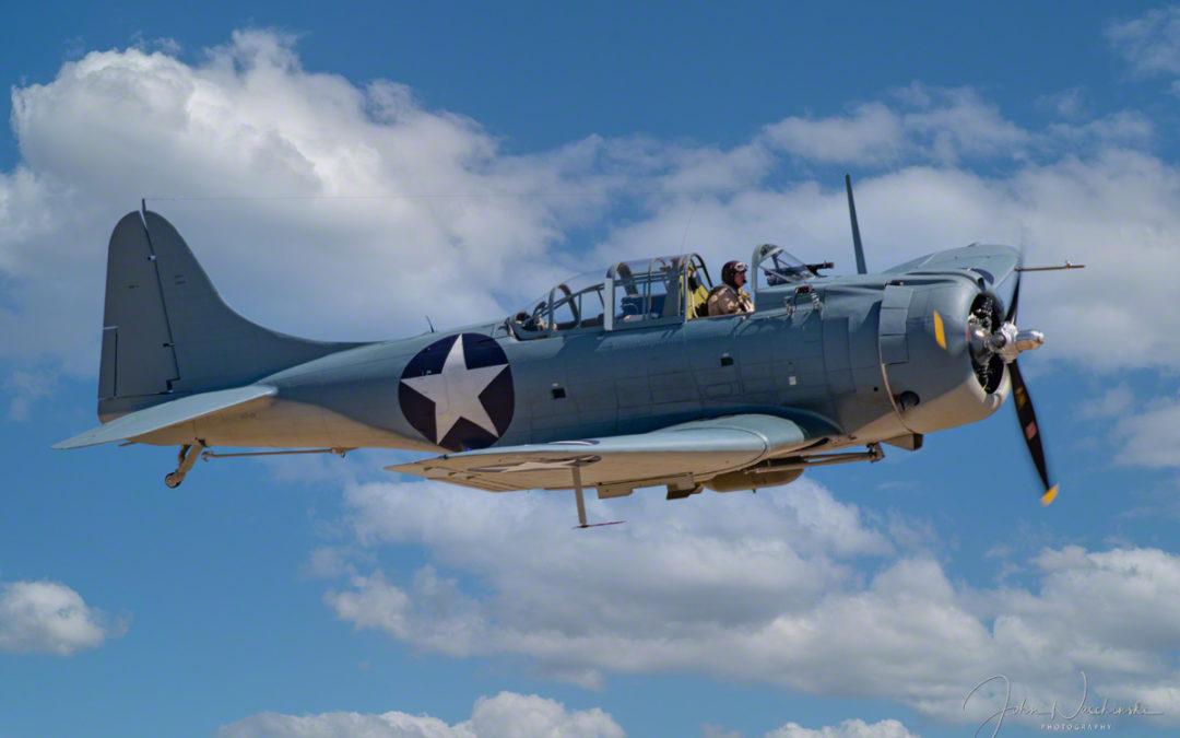 Photos of the SBD Dauntless A-24 Banshee Colorado Springs Airshow