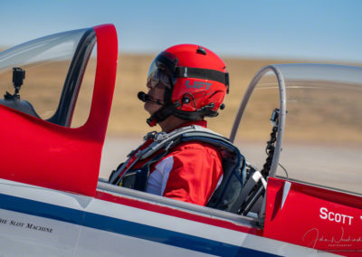 Rocky Mountain Renegades Scott Ginn taxing his RV-8 at Pikes Peak Regional Airshow