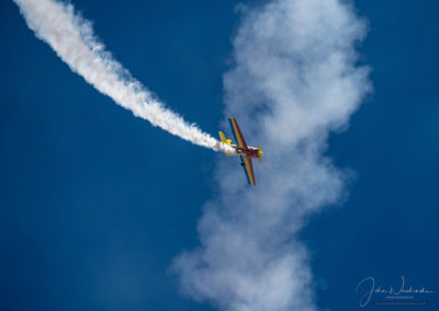 Rocky Mountain Renegades Steve Bergevin Performing Solo Acrobatics in his Giles G-202 at Pikes Peak Regional Airshow