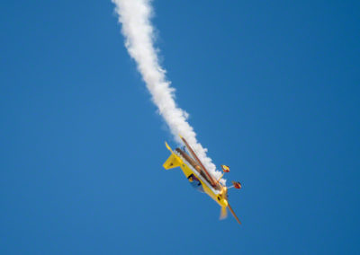 Airshow Team Member Steve Bergevin "Solo" Inverted Roll