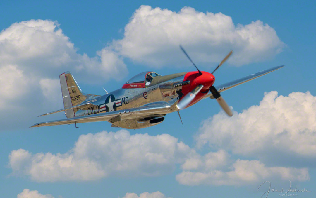 Photos of P-51 Stang Evil and Frances Dell at Colorado Springs Airshow