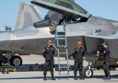 Behind the Scenes Video Production of F-22 Crew