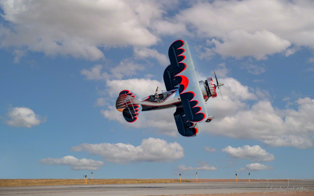 Photos of Kyle Franklin “Dracula” Custom Biplane at Colorado Springs Airshow