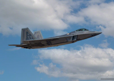 F-22 Raptor in Flight at Colorado Springs Airshow