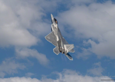 Vertical Climb of F-22 Raptor at Colorado Springs Airshow