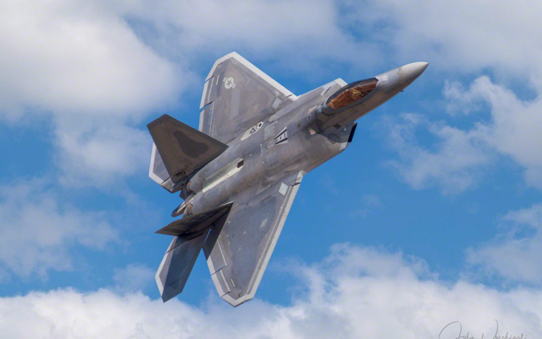 Photos of F-22 Raptor Flown by the USAF Demonstration Team