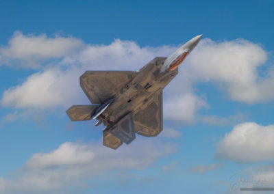 Inverted Climb of F-22 Raptor at Pikes Peak Regional Airshow
