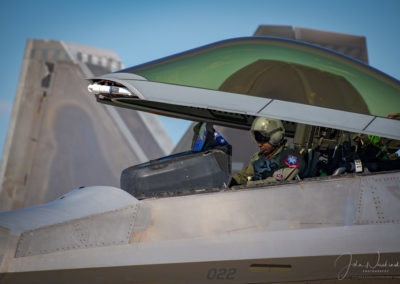 Post Flight Checklist by Lt. Col. Paul “Loco” Lopez in Cockpit