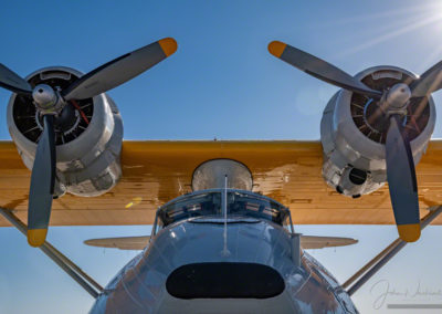 Font Close Up of Consolidated PBY Catalina at Colorado Springs Airshow