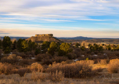 Fall Colors Wane and turn to Shades of Rust in Castle Rock Colorado