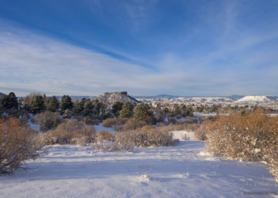 Blue Skies and Snow in the Fall - Castle Rock CO