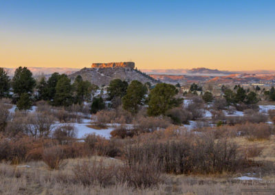 Low Lying Fog Along the Front Range Castle Rock CO