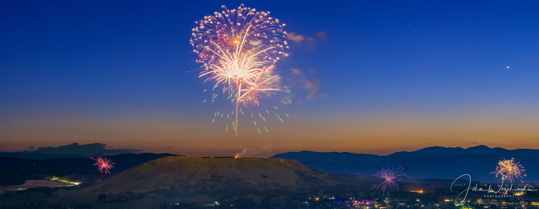 Castle Rock Colorado Fourth of July Fireworks