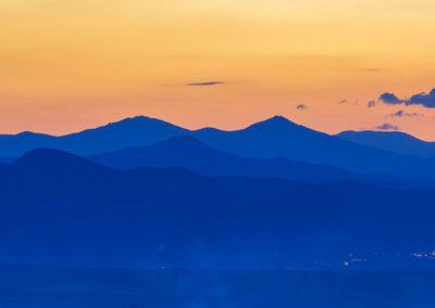 Panoramic Sunset Over Colorado Front Range