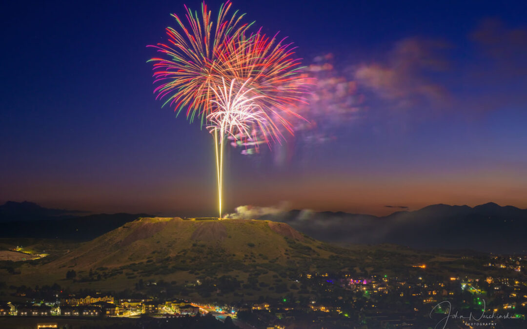 Photos of Castle Rock Colorado 4th of July Fireworks