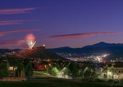 Castle Rock Colorado Starlighting Photos 2024