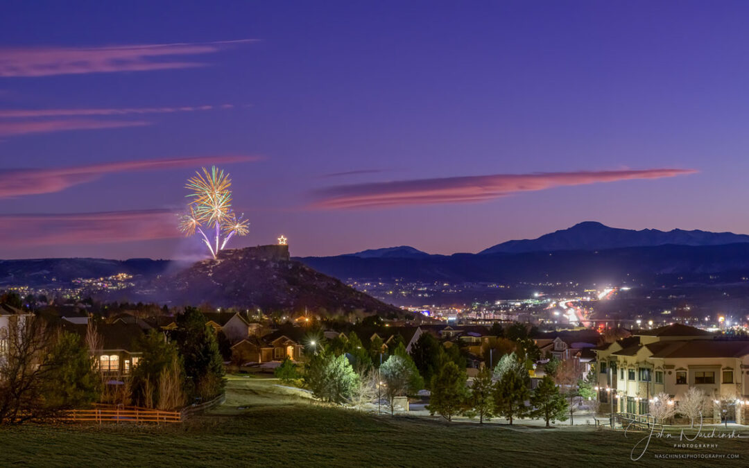 Castle Rock Colorado Starlighting Photos 2024