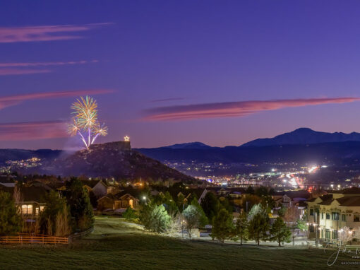 Castle Rock Colorado Starlighting Photos 2024