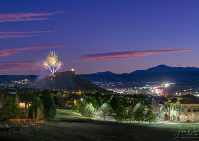 Photos of Castle Rock Colorado Starlighting Fireworks